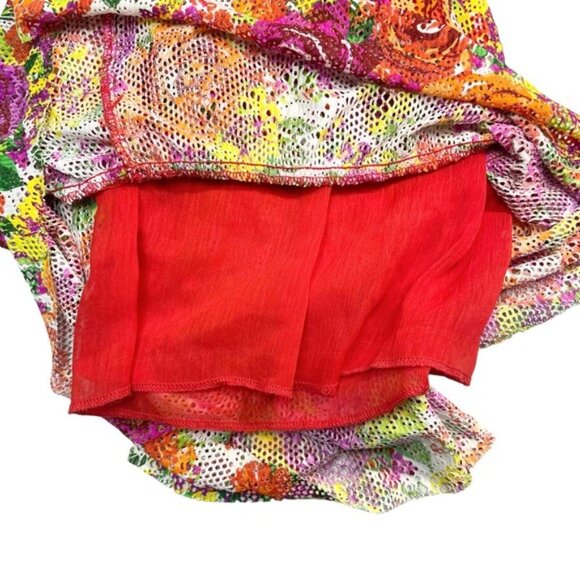 BETSEY JOHNSON Vintage Floral Swim Dress Sz Small - Picture 7 of 7